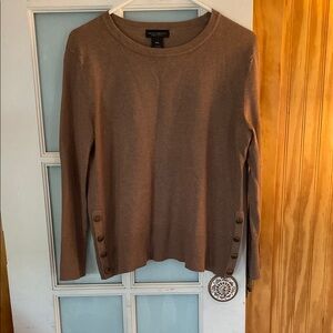 Investments Brown Knit Top